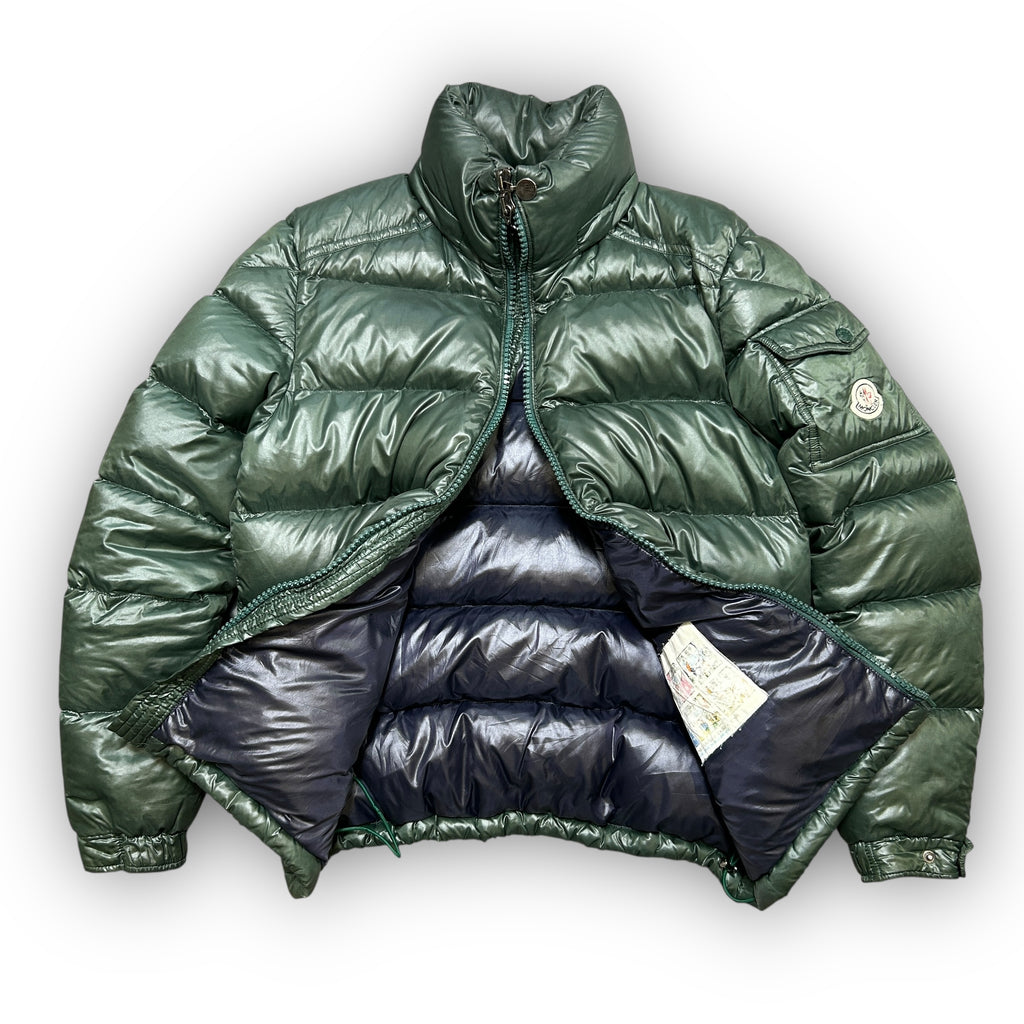 Green Moncler Maya Puffer Coat (S)