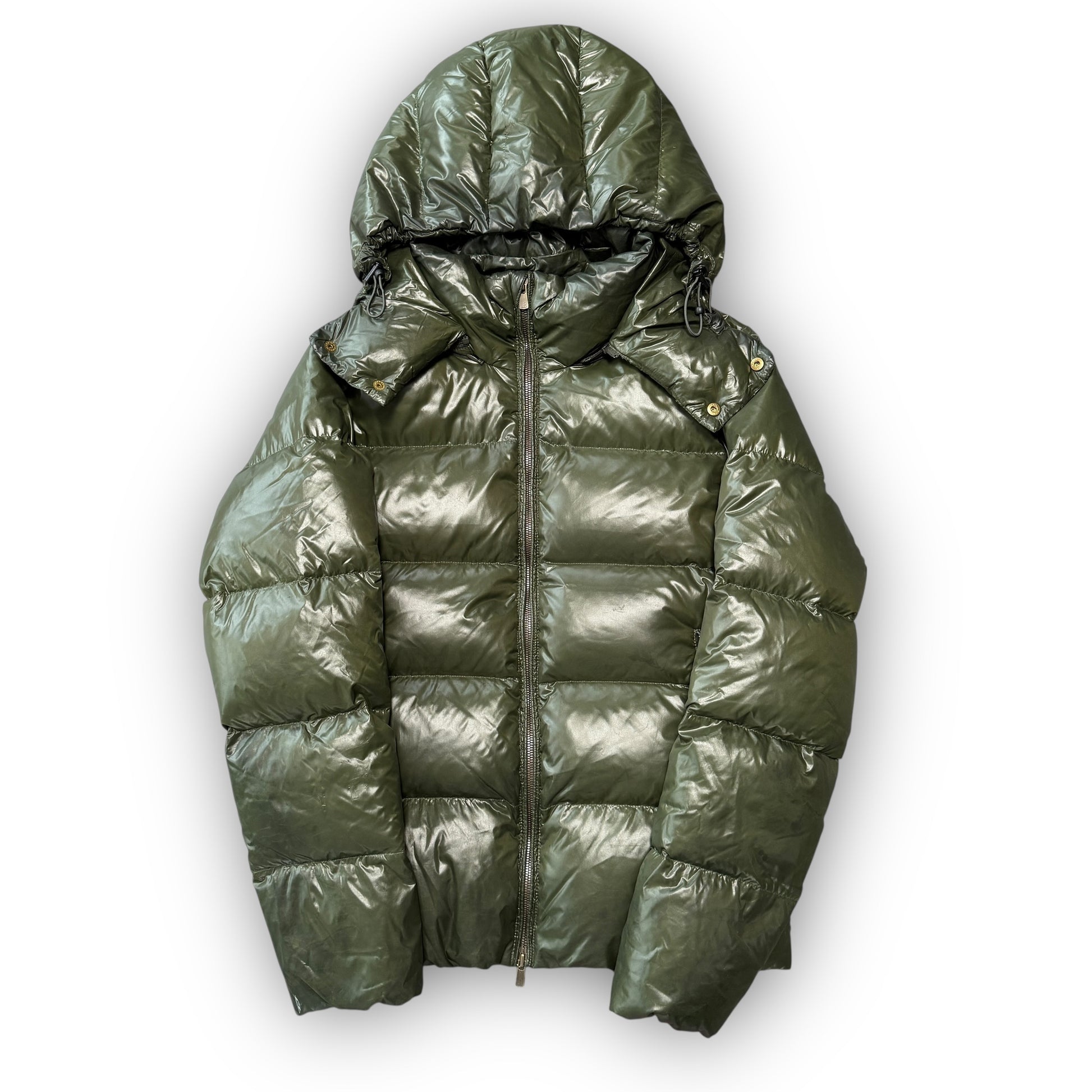 Green Puffer Coat (M)