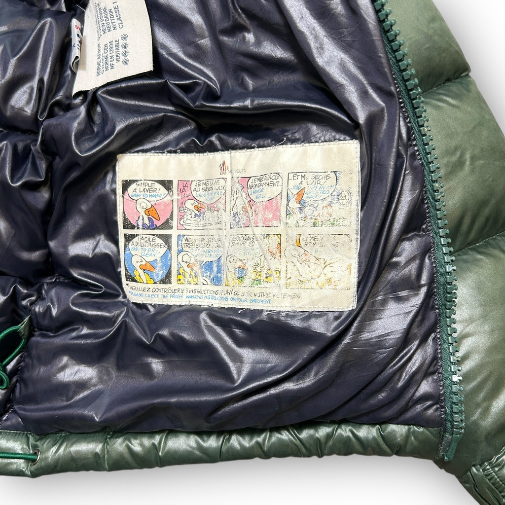 Green Moncler Maya Puffer Coat (S)
