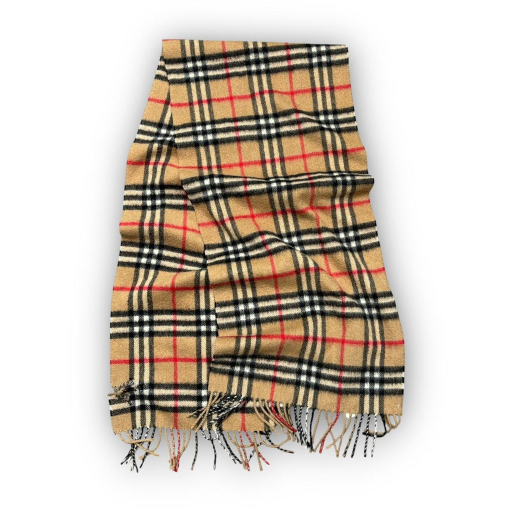 Vintage Tan Burberry Scarf