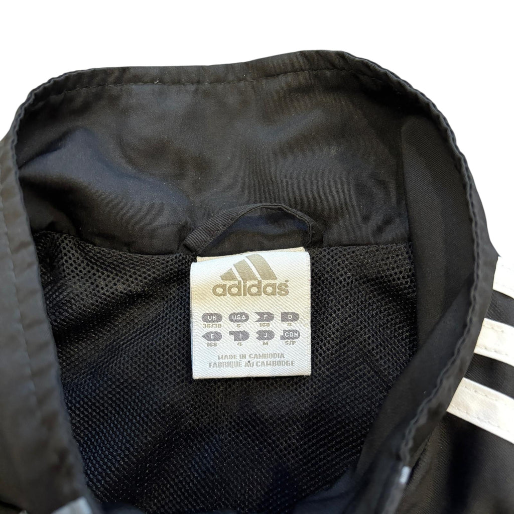 00s Black Adidas Full Tracksuit (S/M)