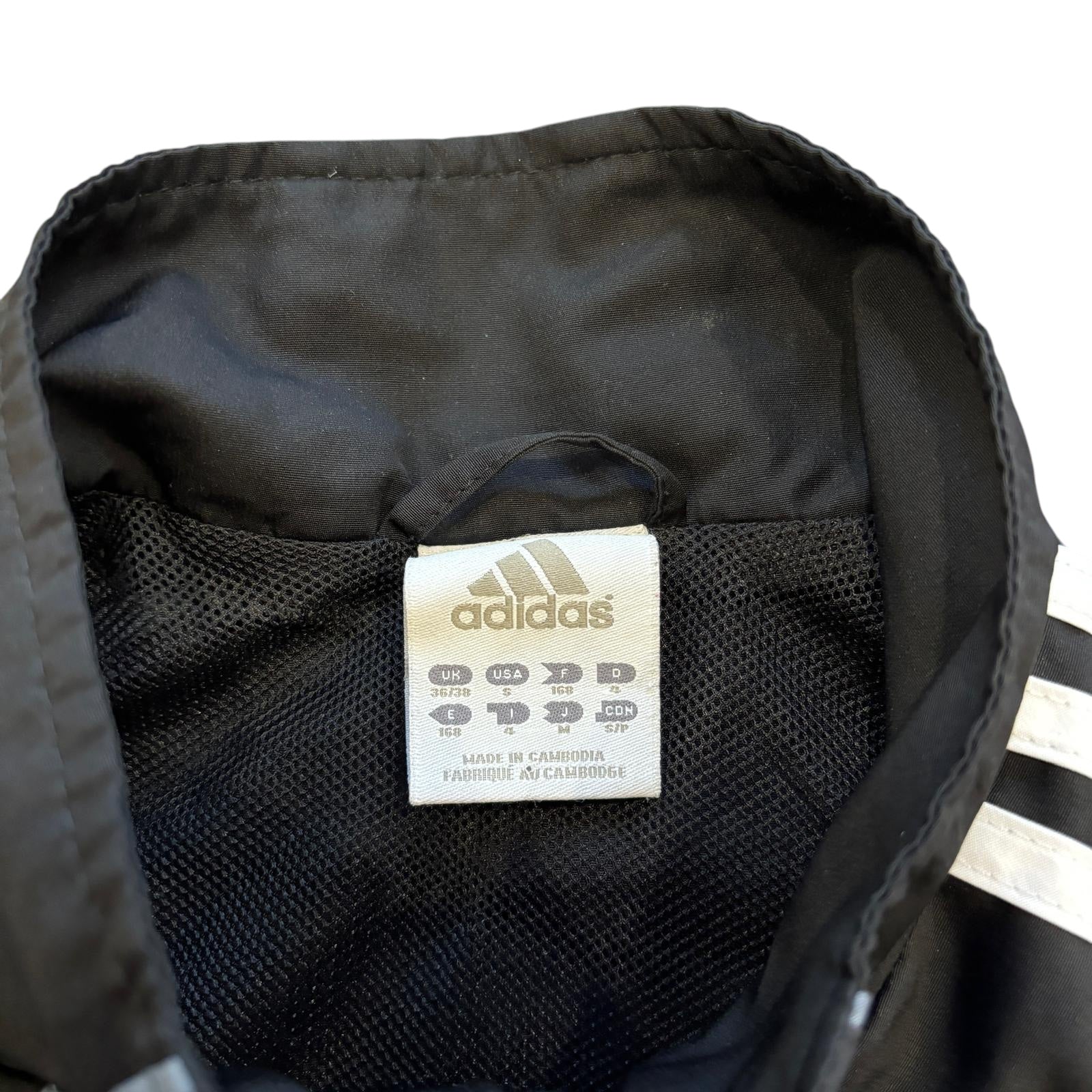 00s Black Adidas Full Tracksuit (S/M)