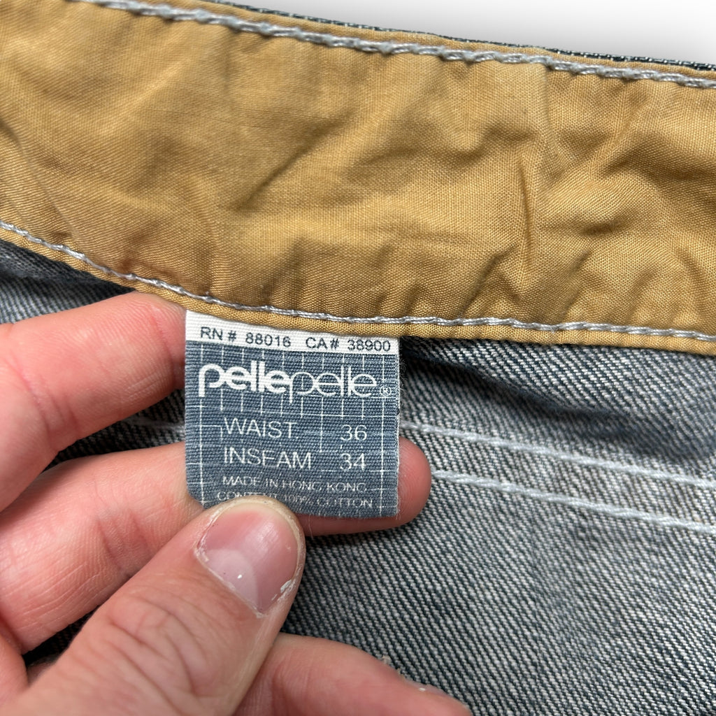 00s Pelle Pelle Embroidered Jeans (36”)