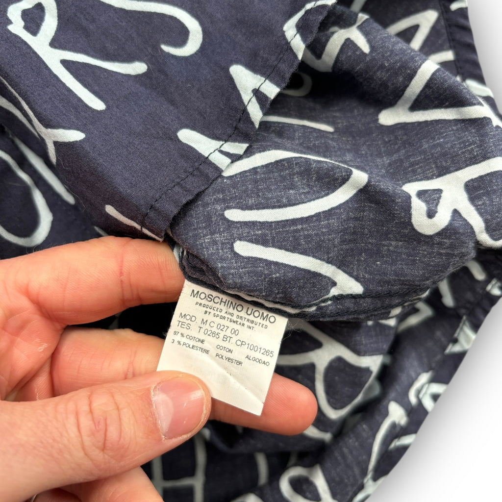 Vintage Moschino Alphabet Shirt (XL)