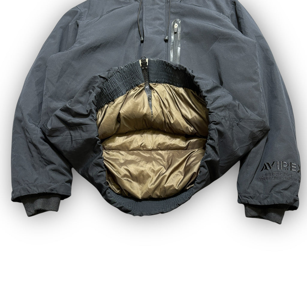 Black Avirex Padded Puffer Coat (L)