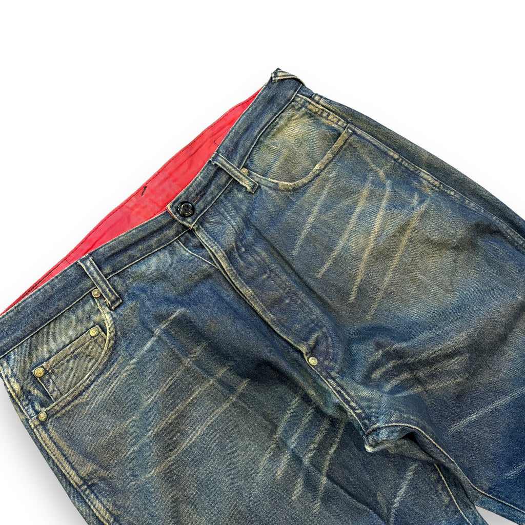 00's Baggy Evisu Diacock Jeans (34w)