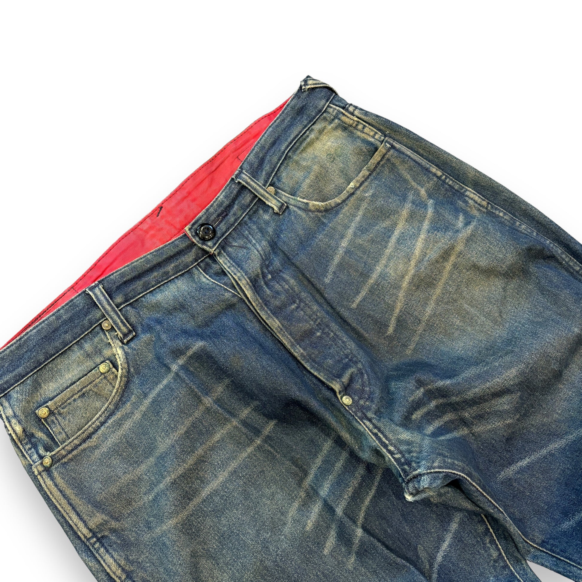 00's Baggy Evisu Diacock Jeans (34w)