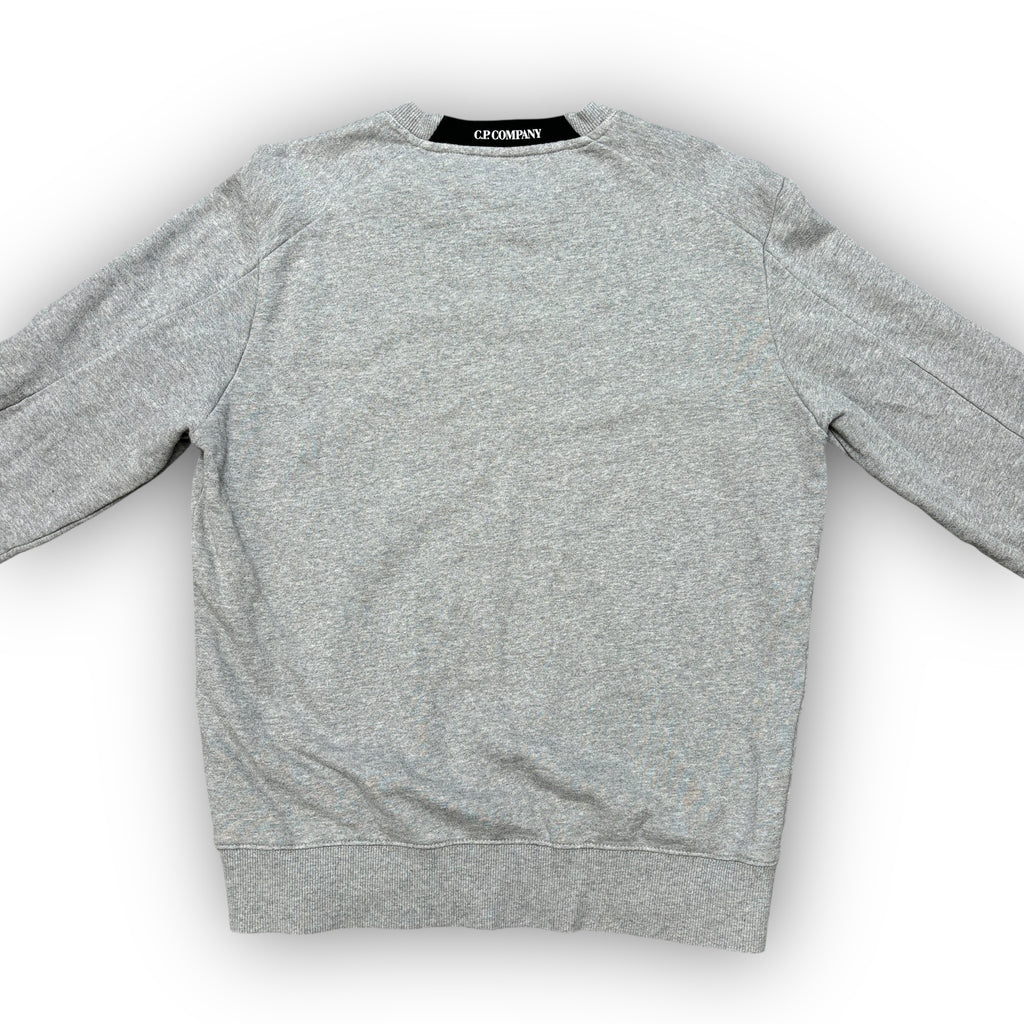 Grey C.P Company Lens Sweatshirt (M)