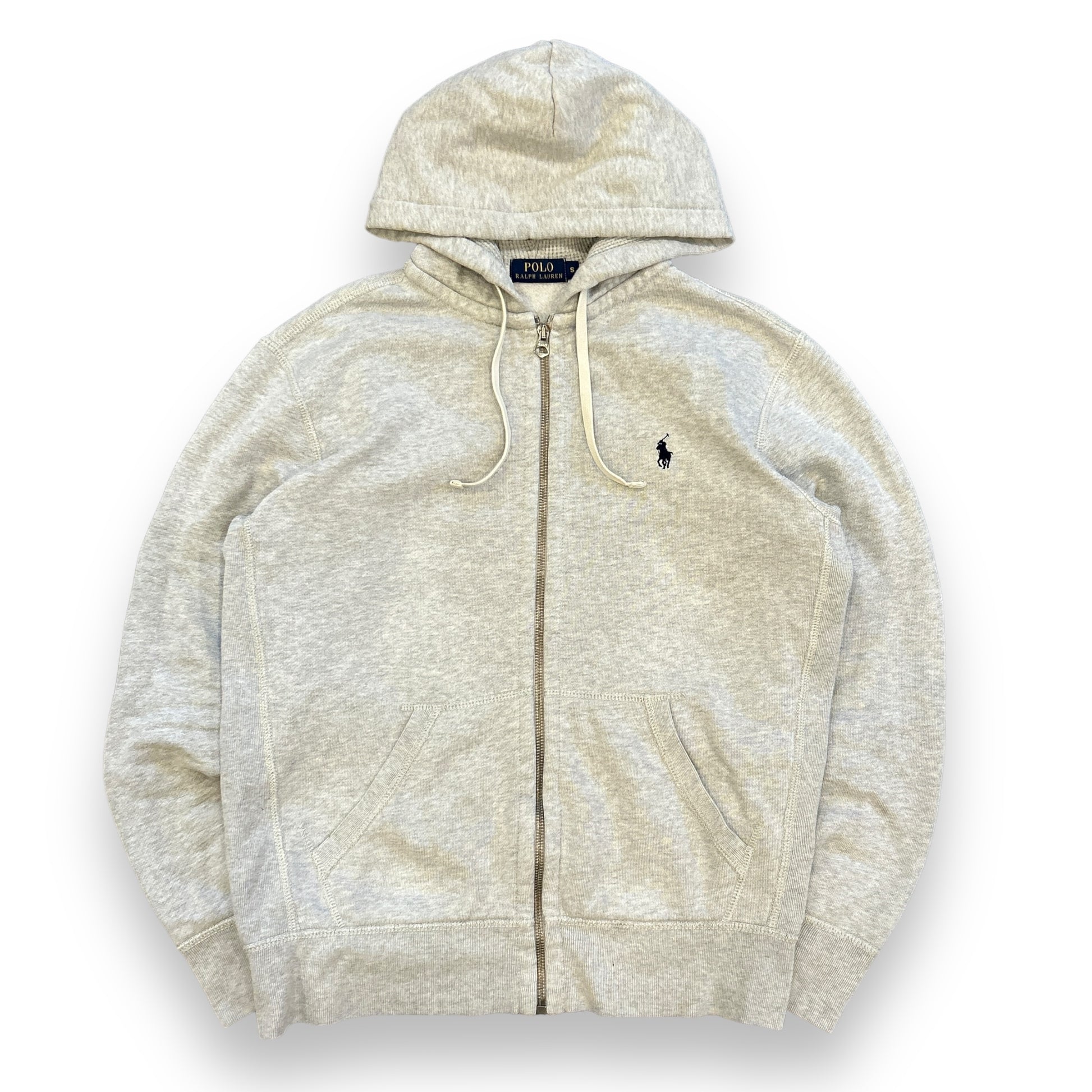 Polo Ralph Lauren Zip Up Grey Hoodie  (S)