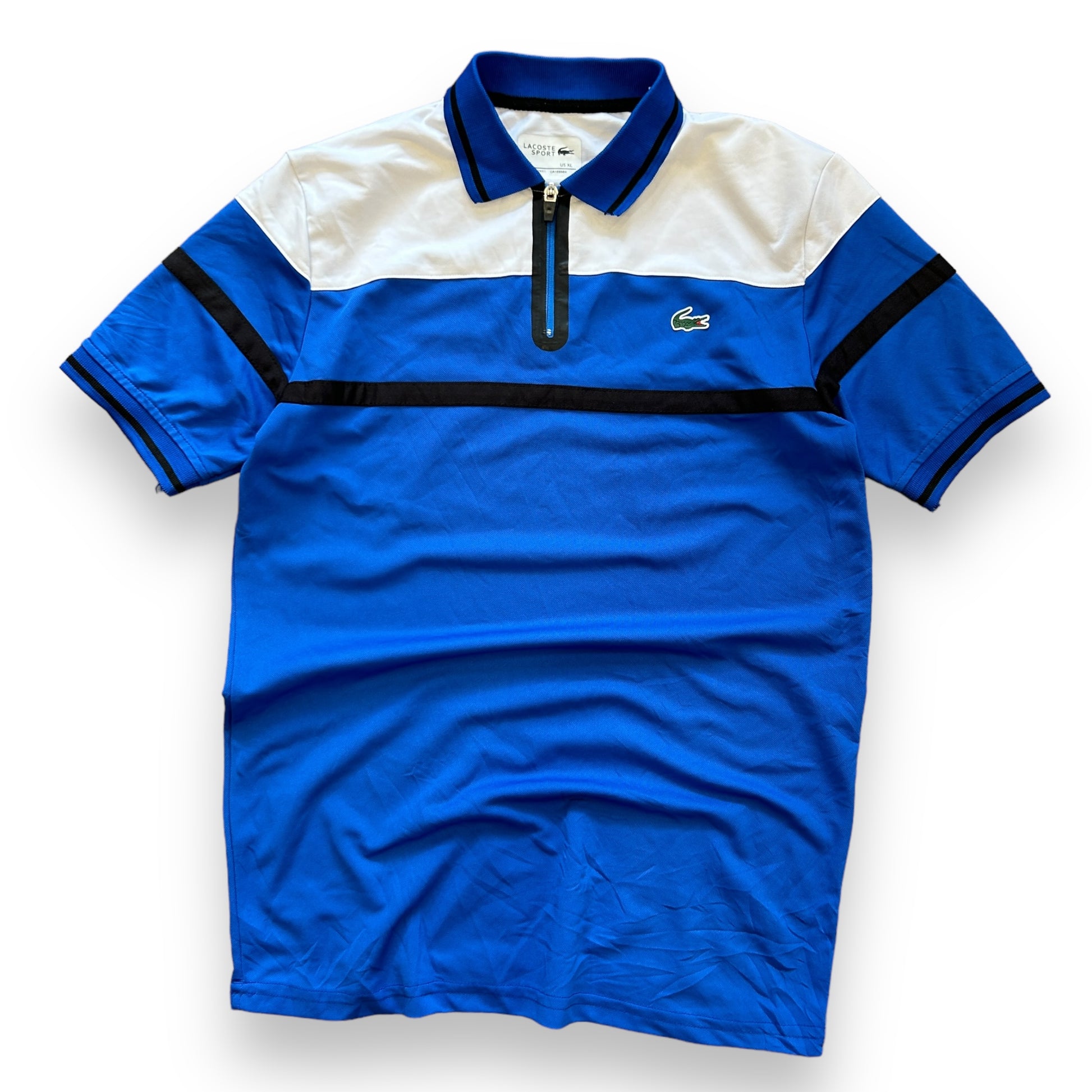 Lacoste Sport Zipped Polo Shirt (XL)