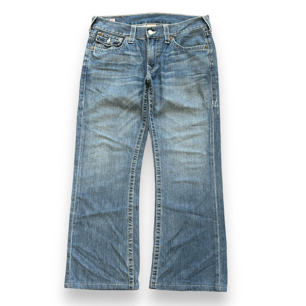 True Religion Big Stitch Baggy Jeans (36")