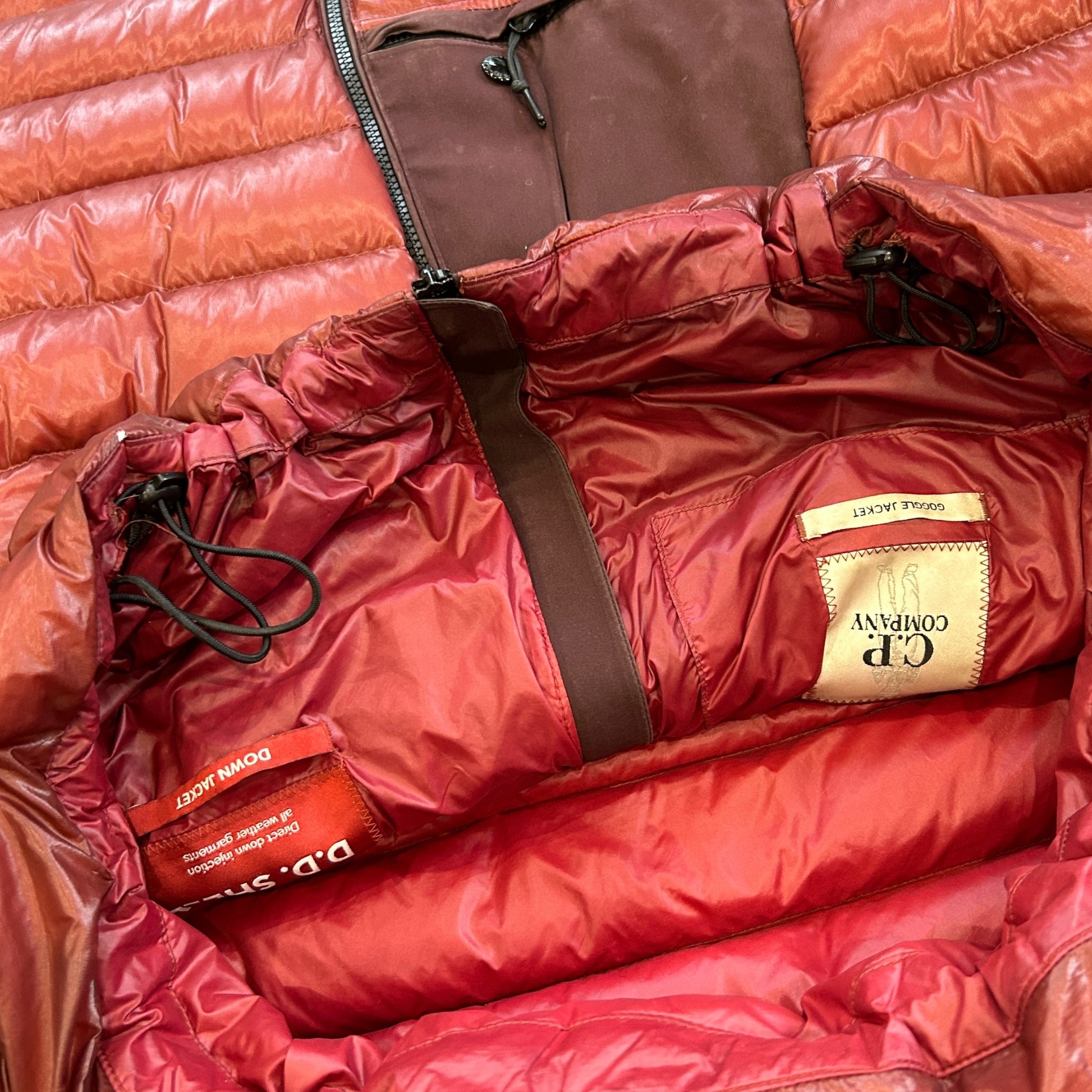CP Company Burgandy DD Shell Puffer (L)