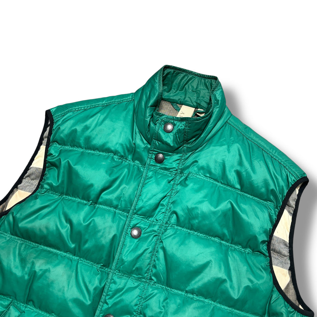 00s Burberry Brit Puffer Gilet (L)