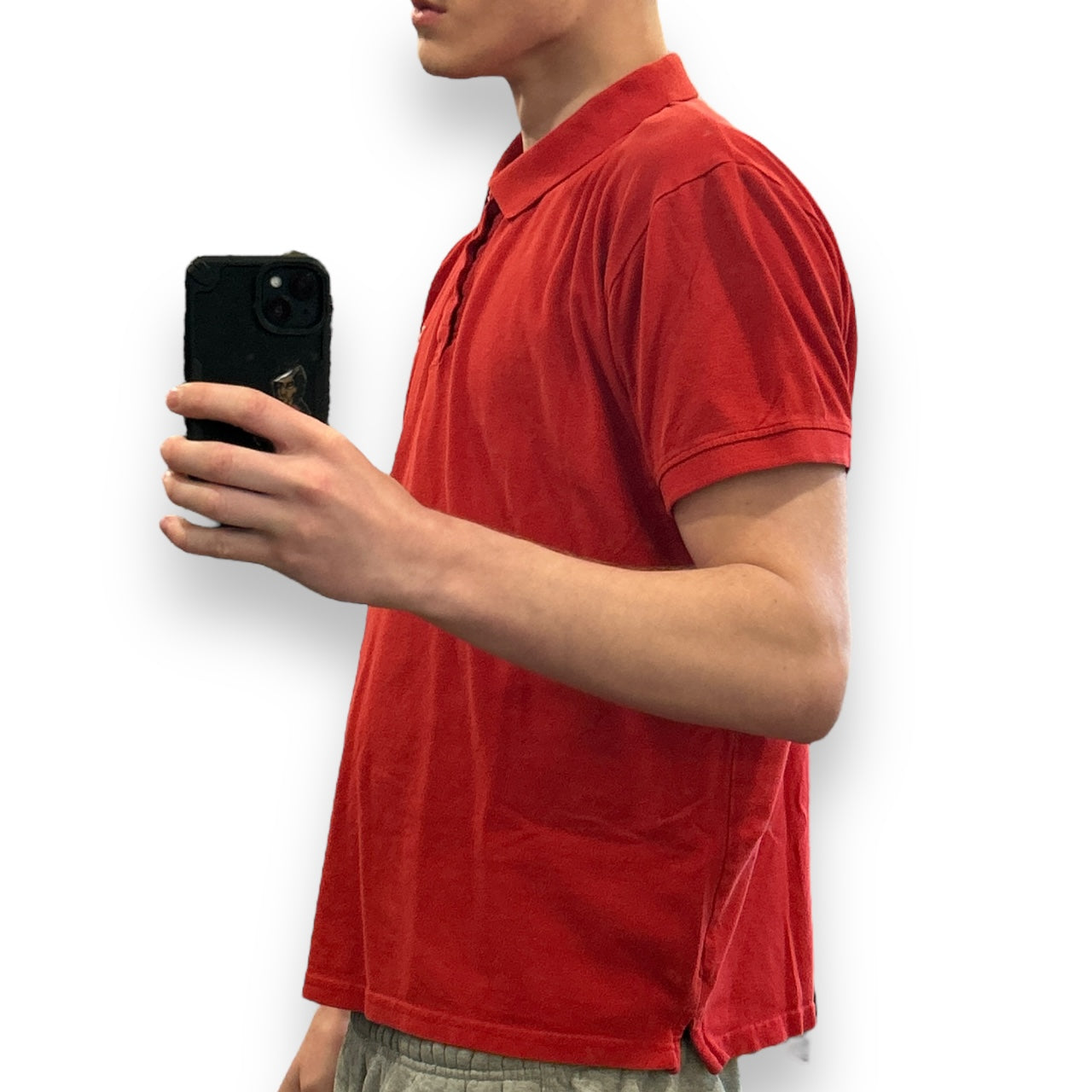 Sergio Tacchini Red Polo Shirt (L)