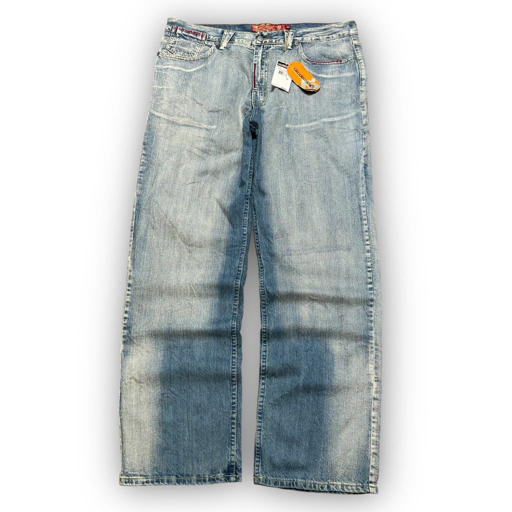 00s Akademiks Skull Embroidered Jeans (40")