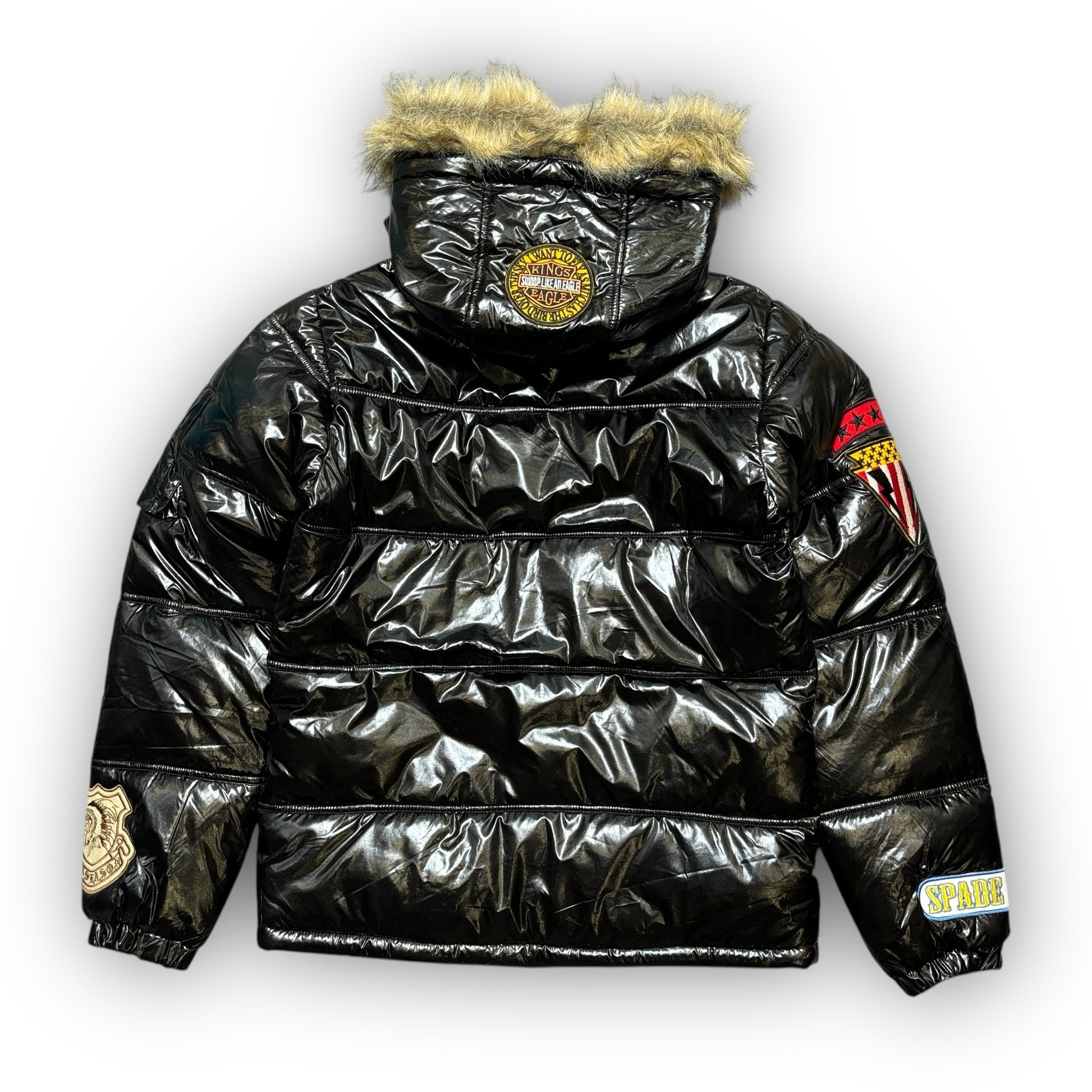 Six Star Fur Hood Puffer Jacket (M)