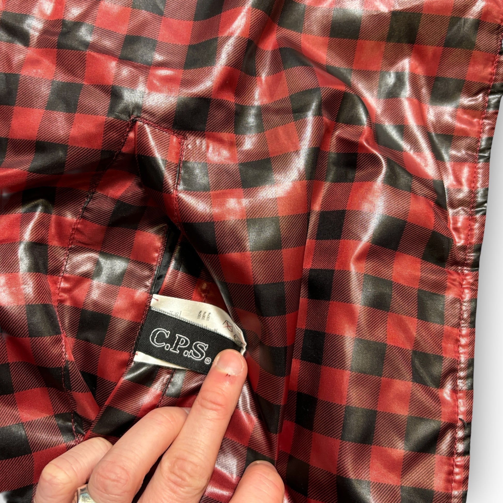 Reversible Plaid CPS Puffer Coat (M)