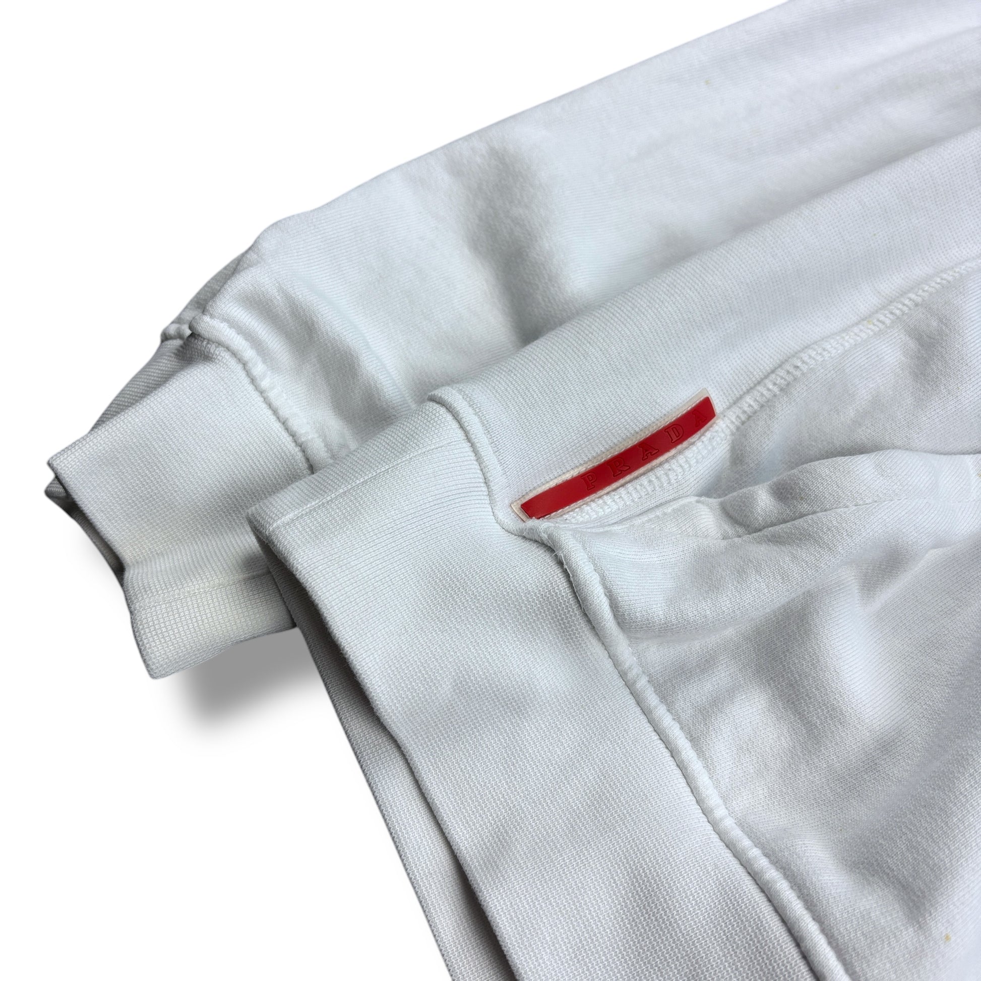 White Prada Sport Hoodie (XL)