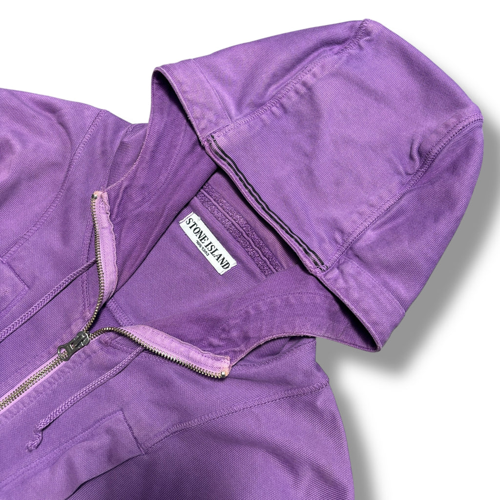S/S 2009 Purple Stone Island Zip Up Hoodie (L)