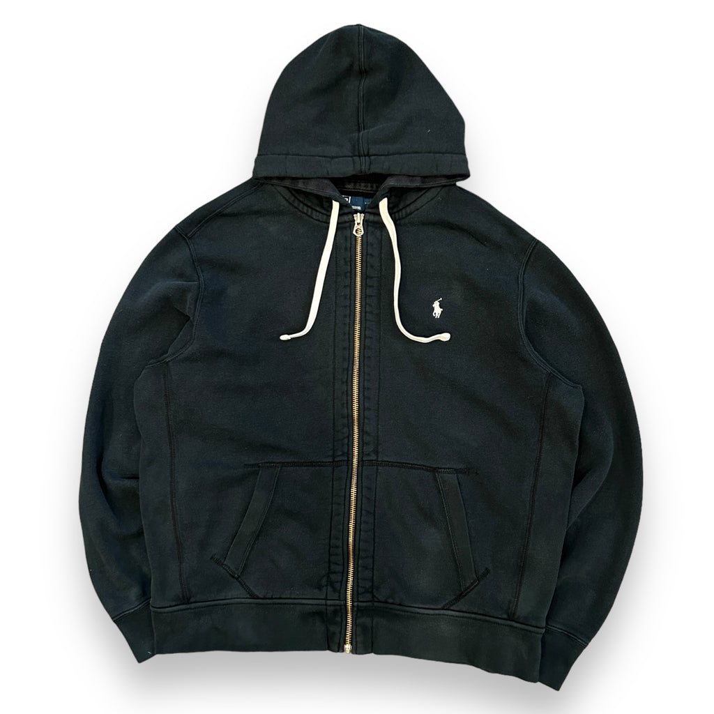 Polo Ralph Lauren Zip Up Black Hoodie (XL)