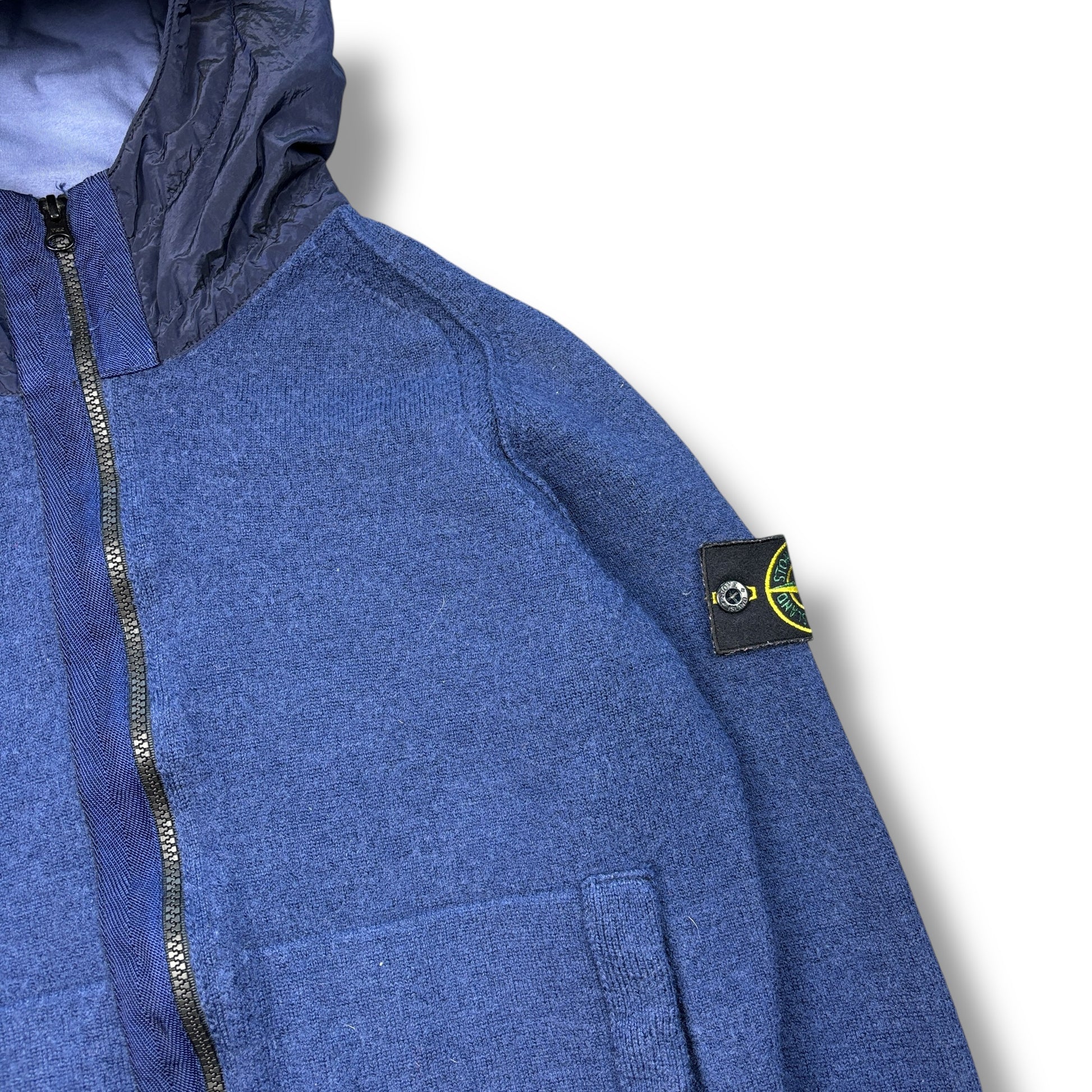 Stone Island Nylon Knit Hoodie (XS)