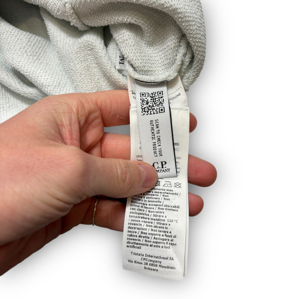 White C.P Company Resist Dyed Hoodie (M)