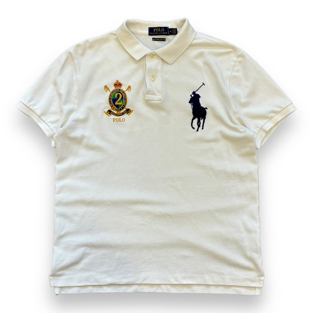 White Ralph Lauren Polo Shirt (M)