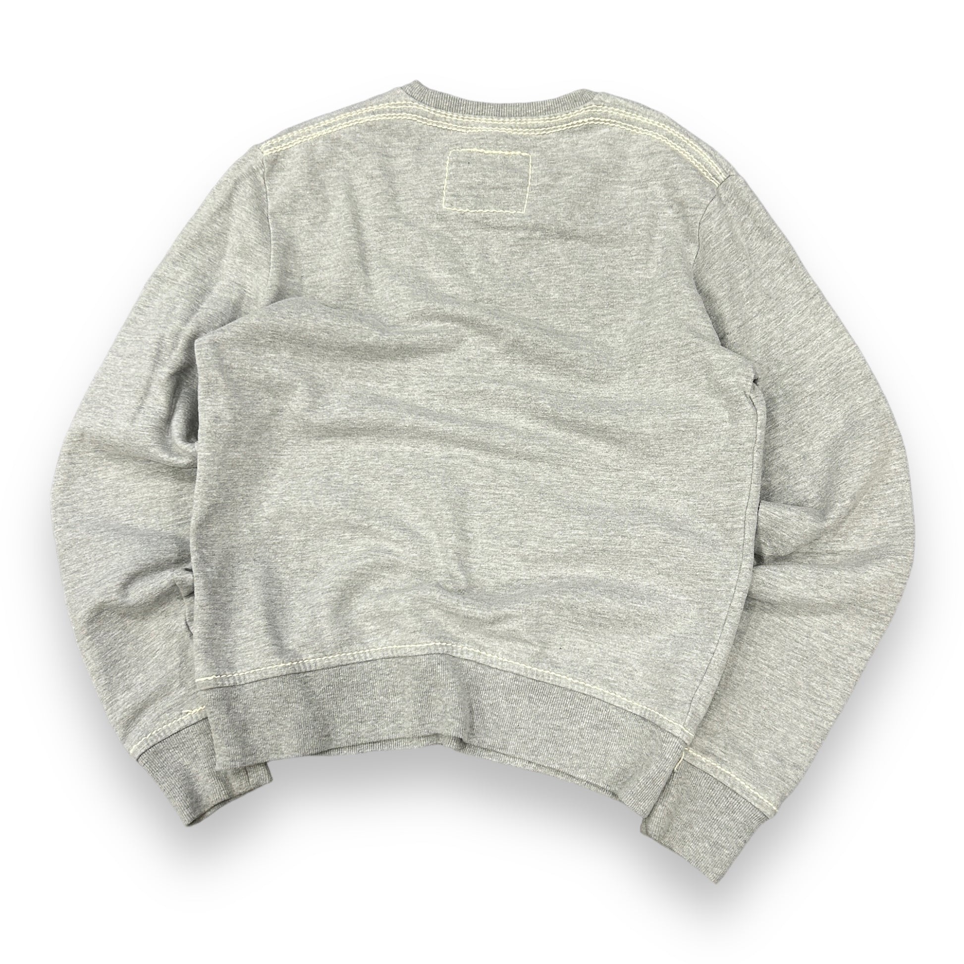 Grey True Religion Contrast Stitch Sweatshirt (M)
