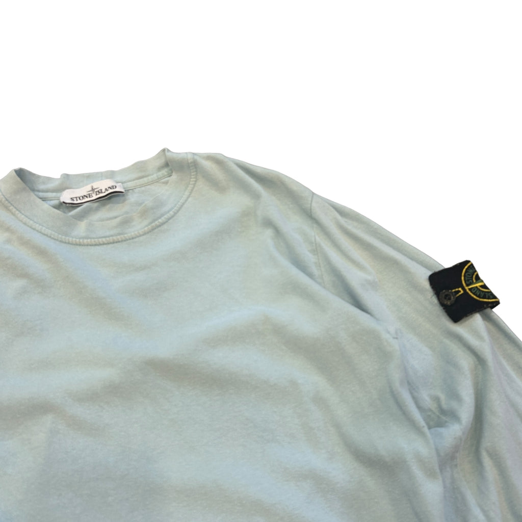 Stone Island Baby Blue Long Sleeve T-shirt (M)