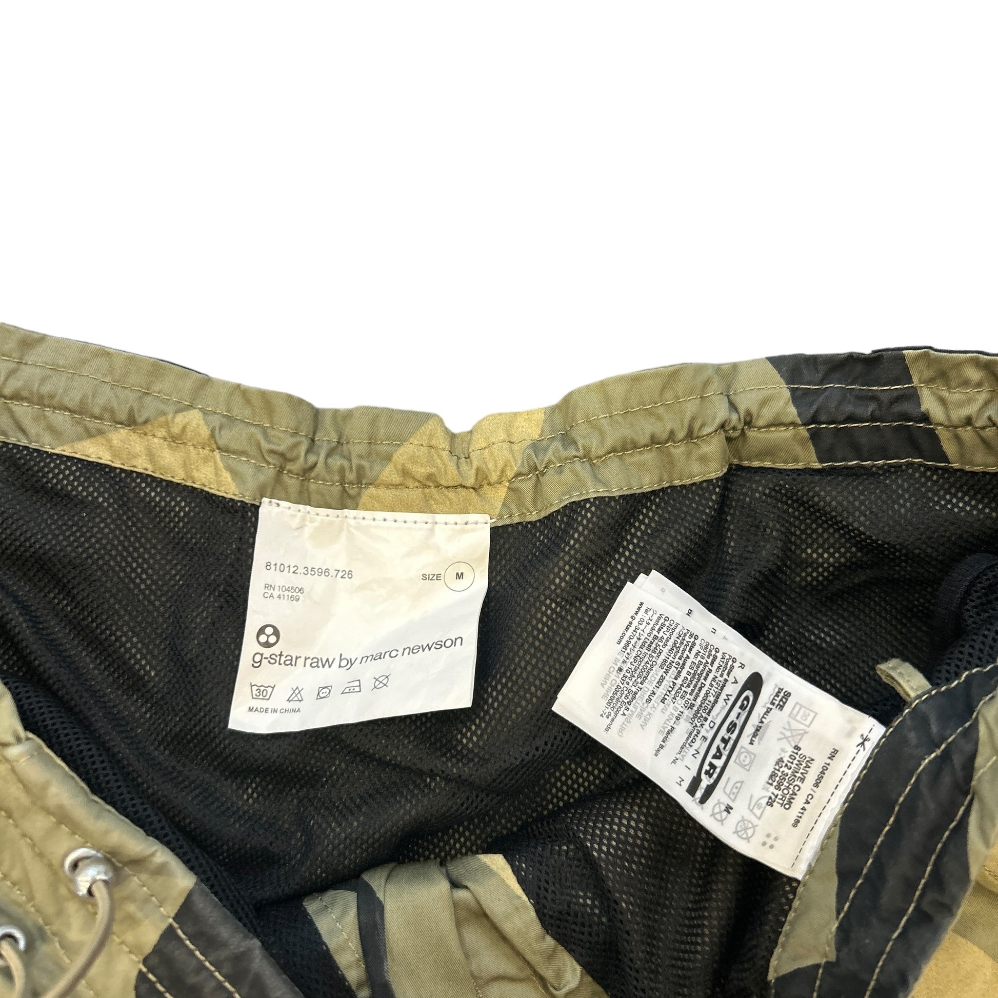 00s G-Star Baggy Camo Shorts (32")