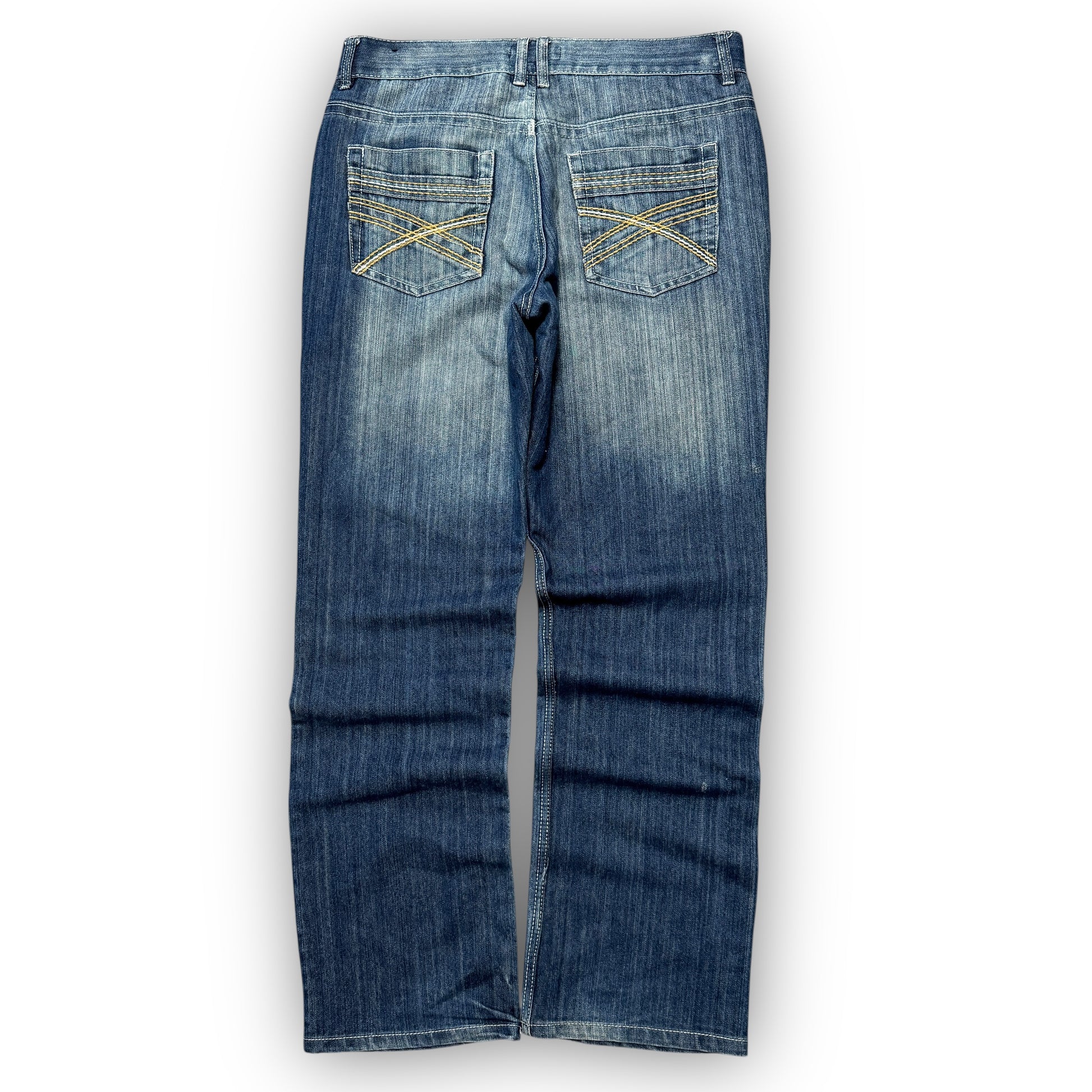 Japanese Embroidered Baggy Jeans (34")
