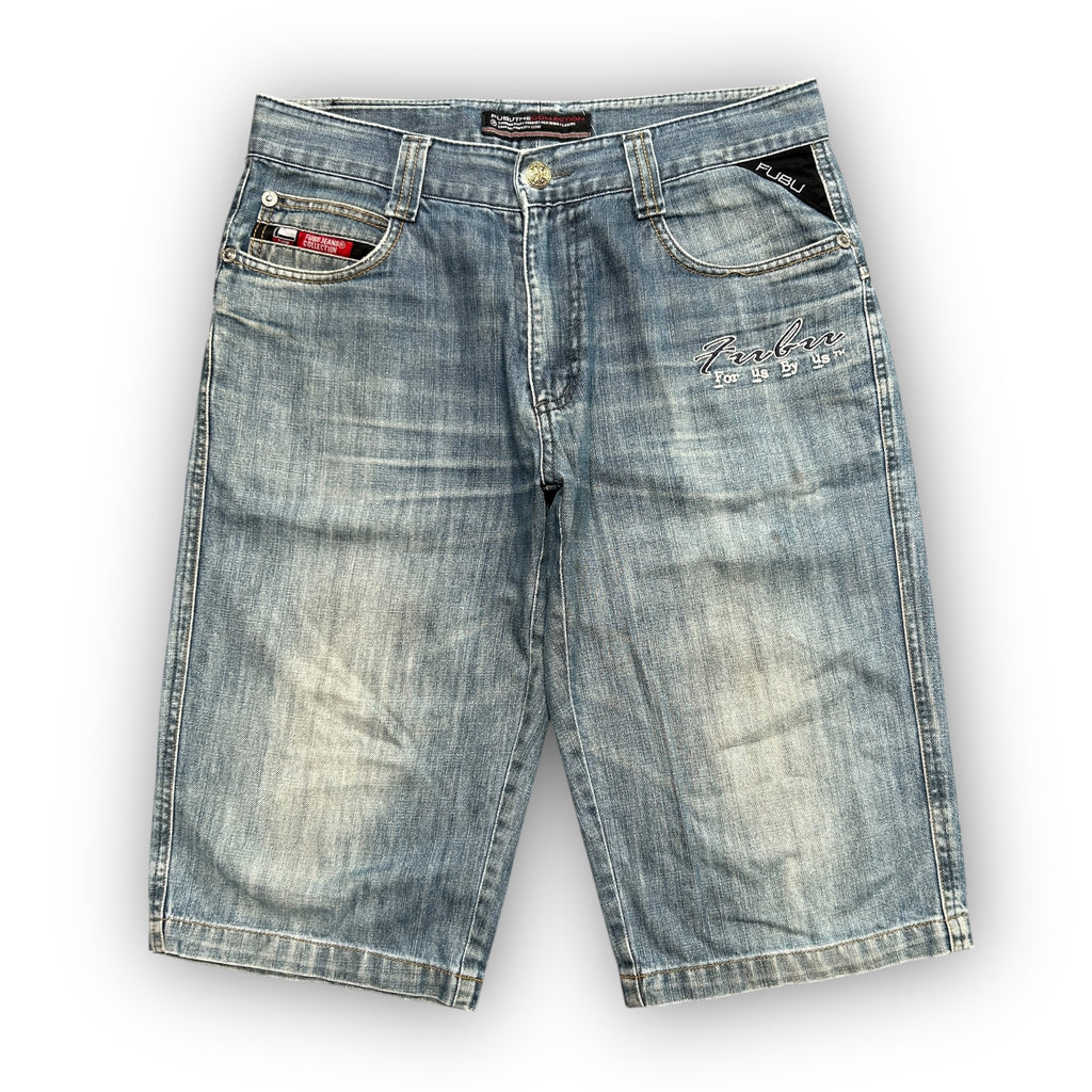 00s Fubu Baggy Embroidered Jorts (32")
