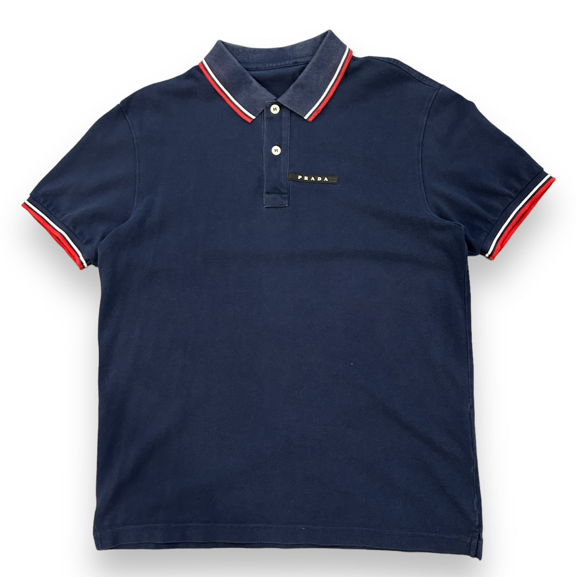 Navy Prada Polo Shirt (M)
