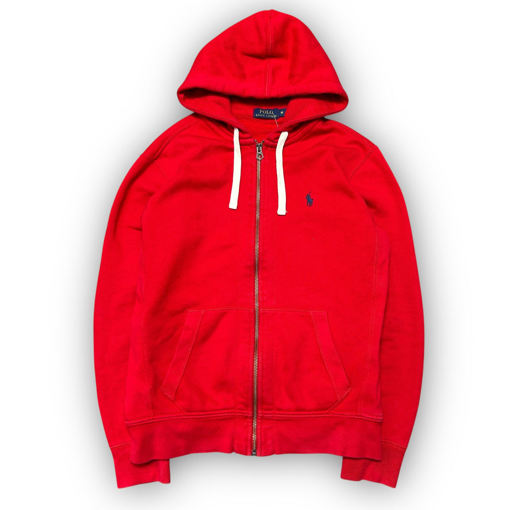 Red Polo Ralph Lauren Heavyweight Hoodie (M)