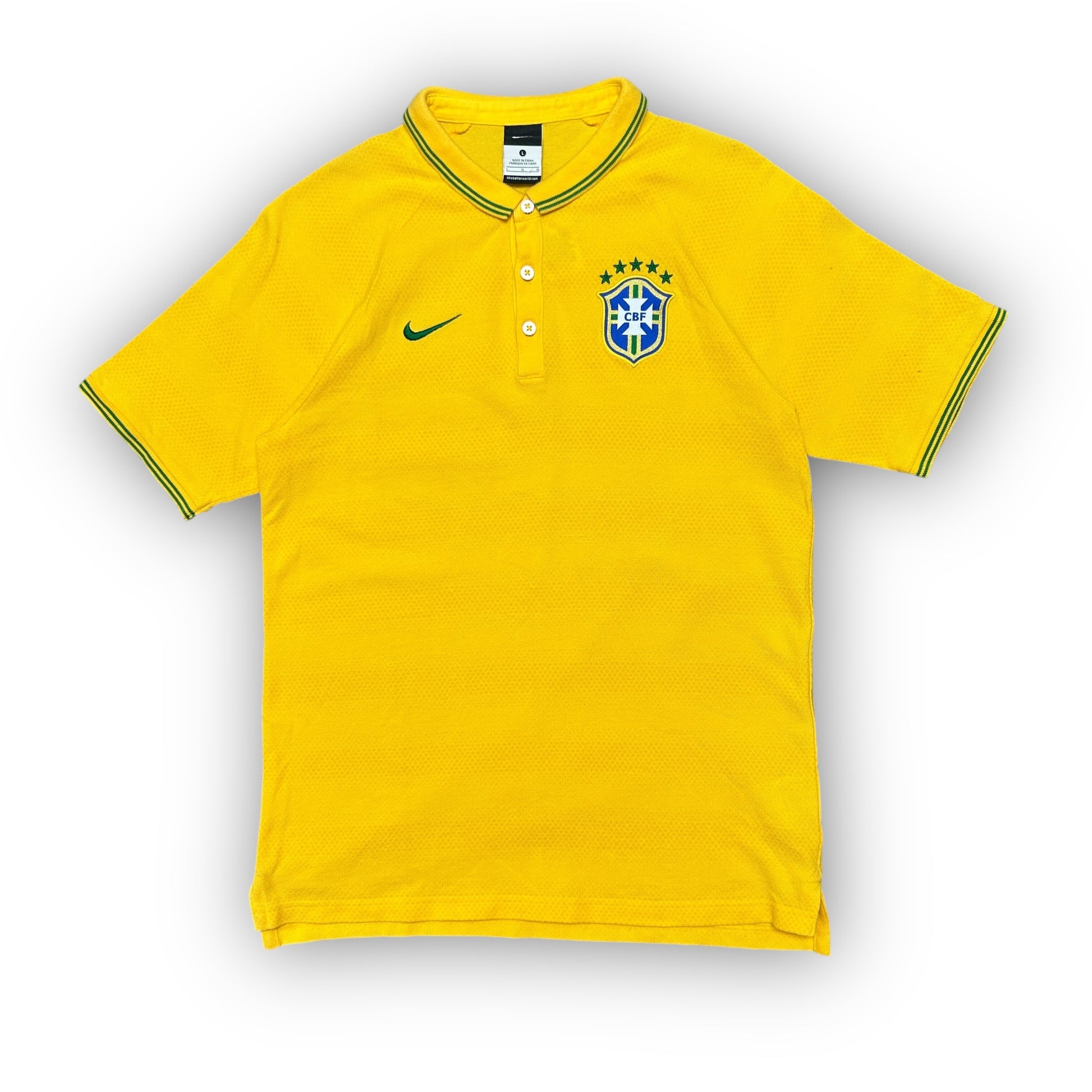 2014 Nike Brazil Polo Shirt (L)