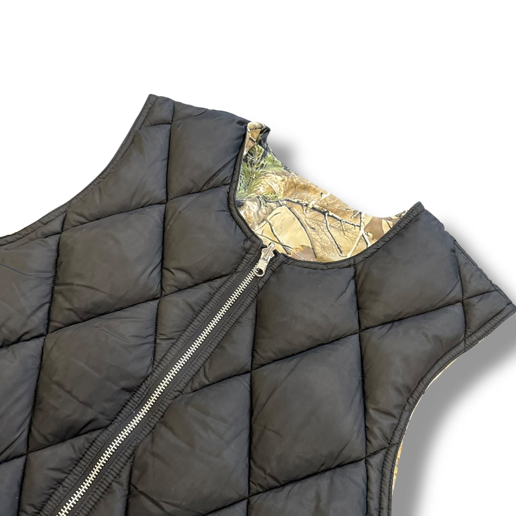 Reversible Real Tree Padded Stussy Gilet (S)