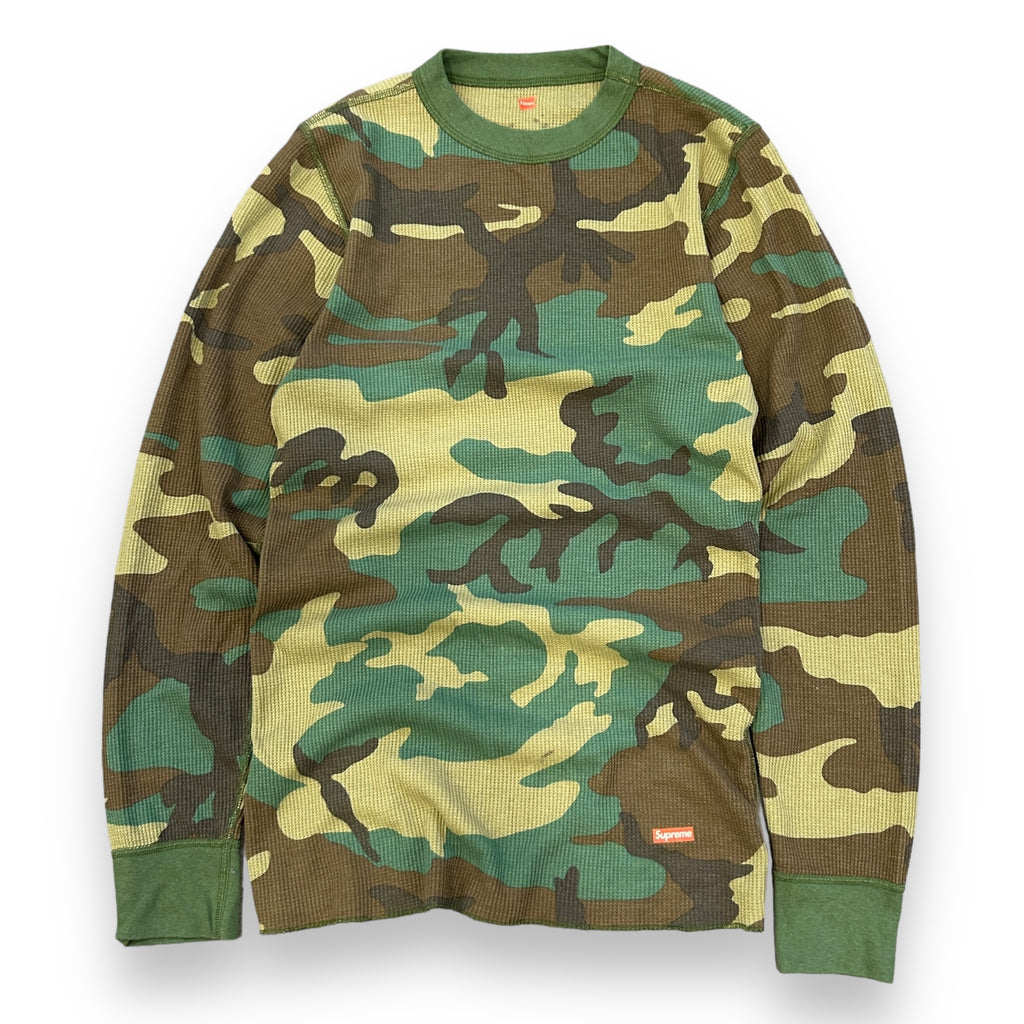 Supreme Hanes Camo Waffle Knit Jumper (M)