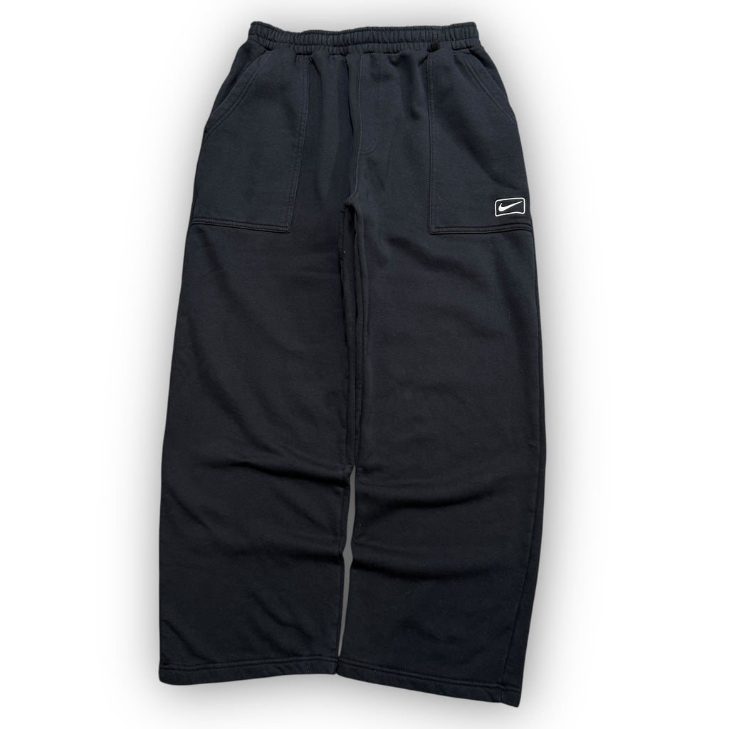 Black Nike Street Fleece Cotton Joggers (L)