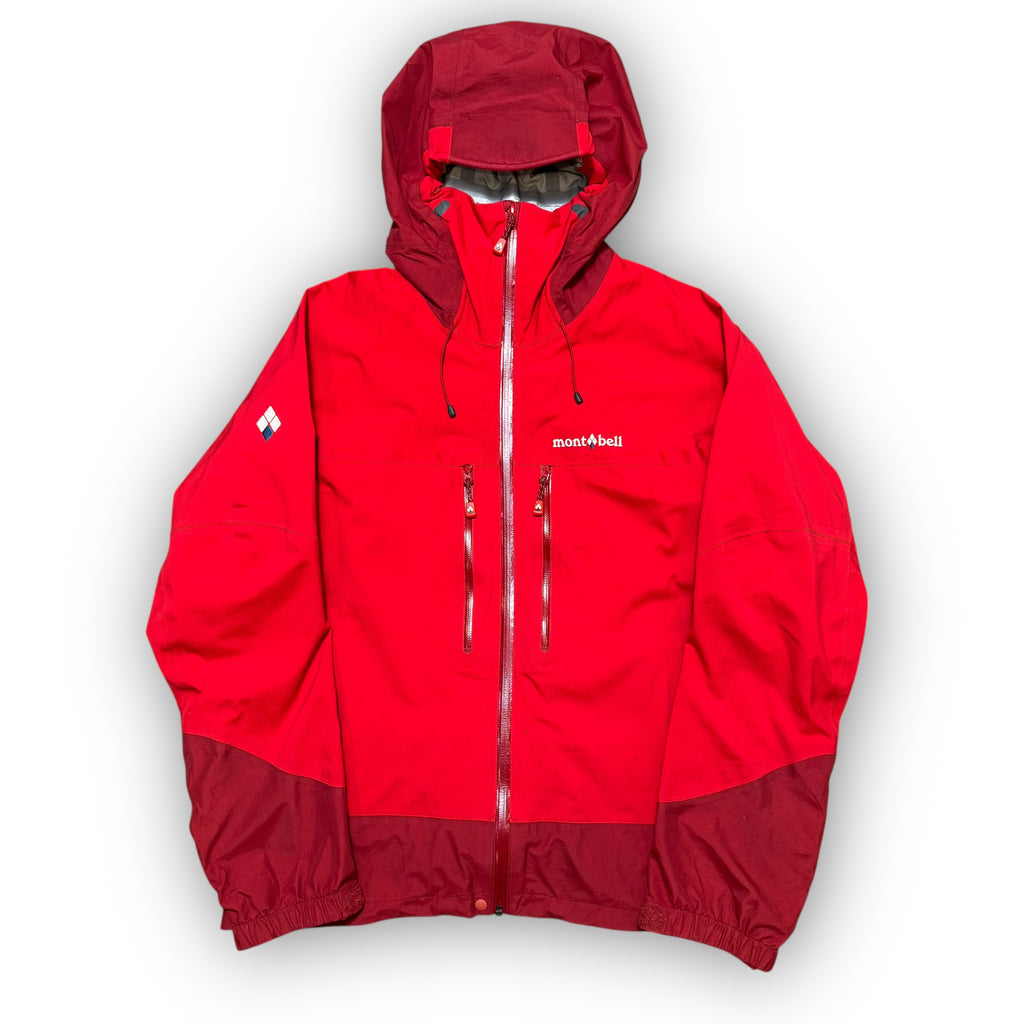 Red Montbell GORE-TEX Hard Shell Jacket (XL)