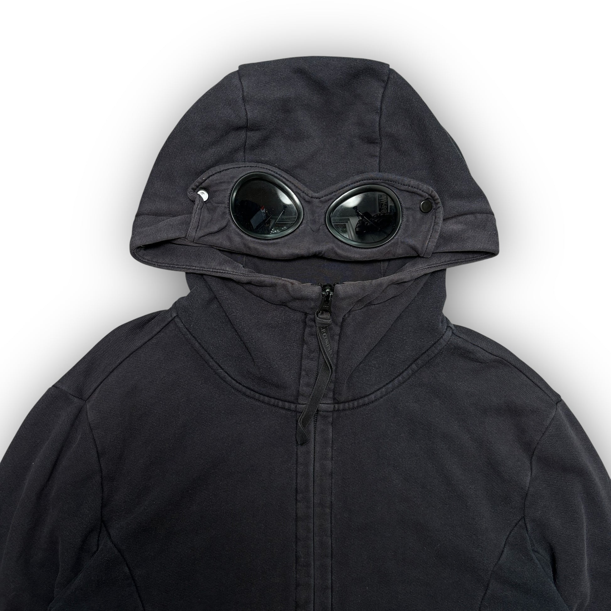 Navy C.P Company Goggle Hoodie (M)