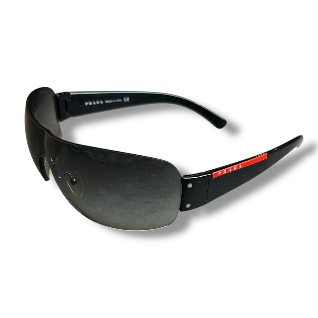Black Prada Rimless Sunglasses