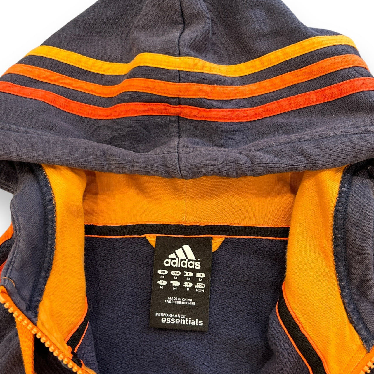 Adidas Essential Three Stripe Hoodie (M)
