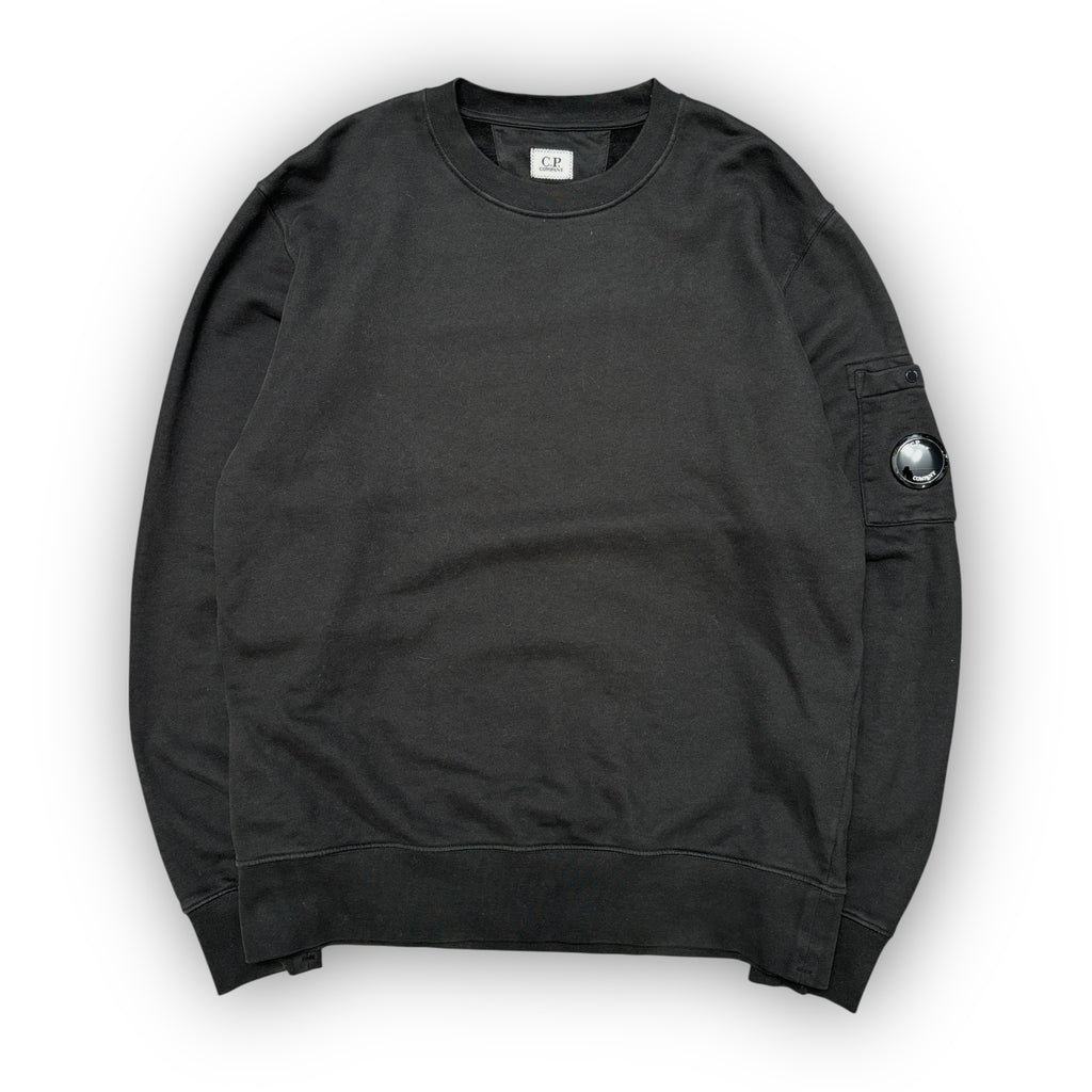 Black C.P Company Lens Sweatshirt (L)
