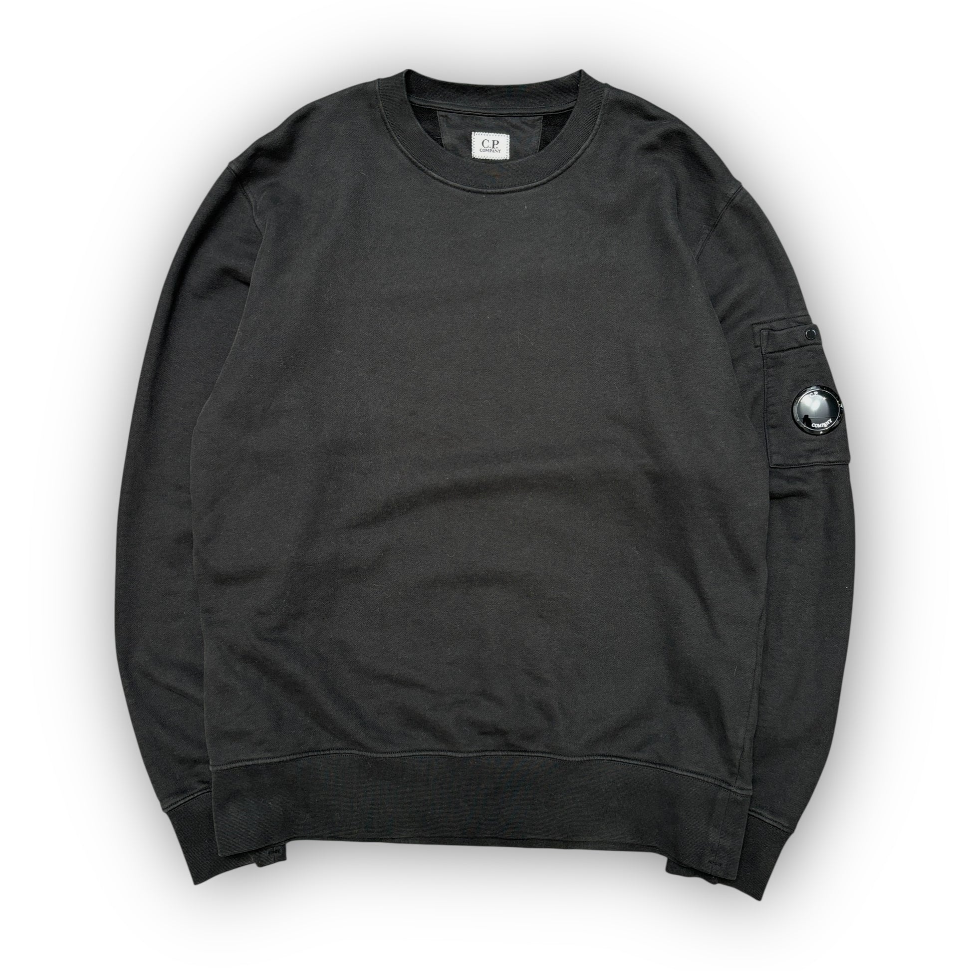 Black C.P Company Lens Sweatshirt (L)