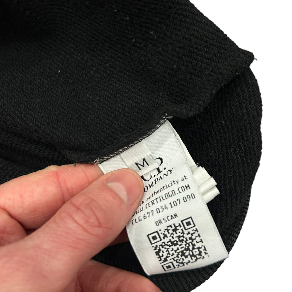 Black CP Company Arm Lens Hoodie (M)