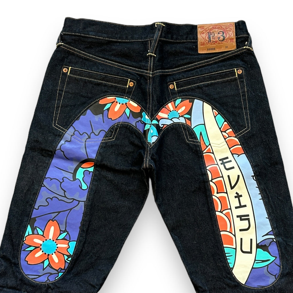 Evisu Diacock Denim Jorts (31")