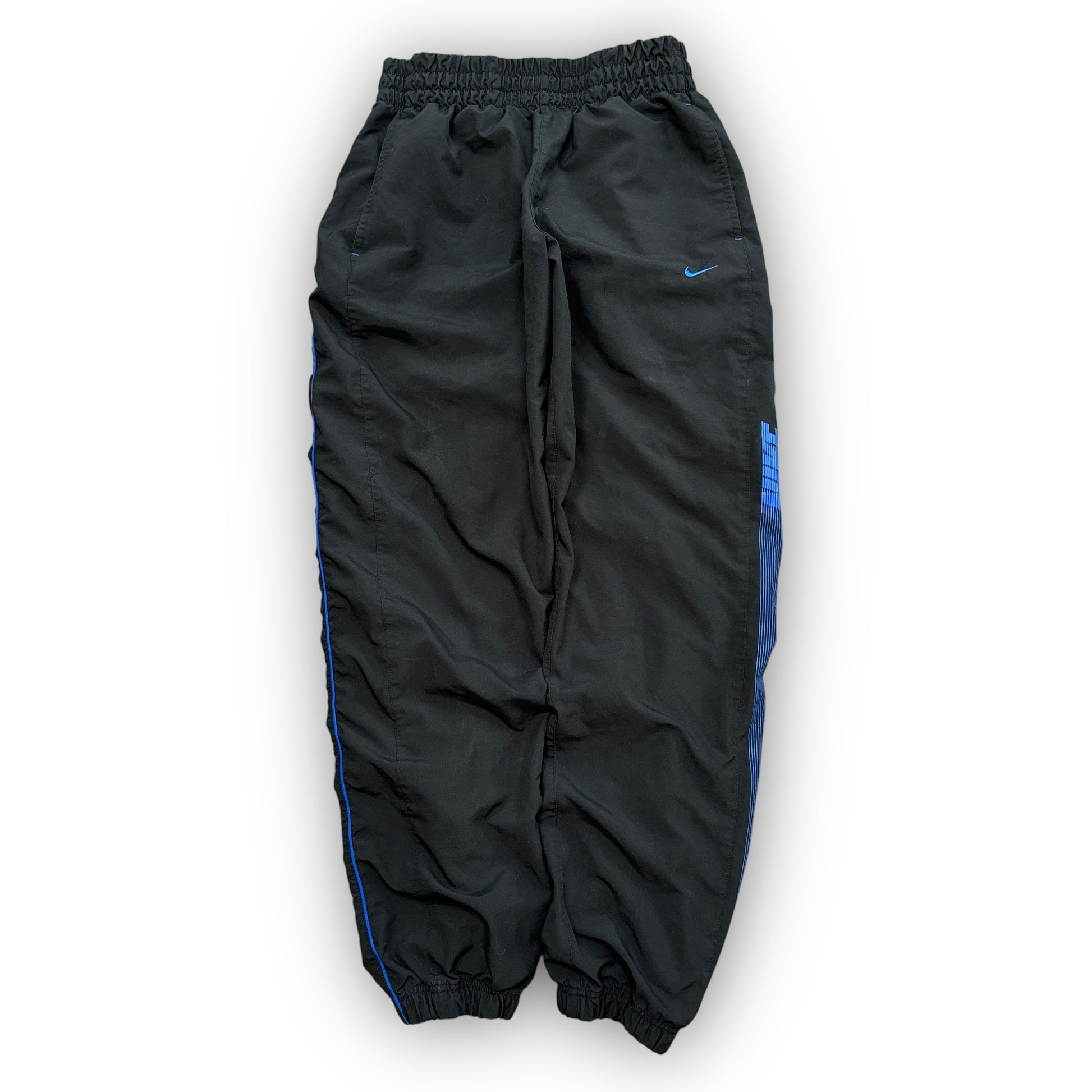 00s Black Nike Track Pants (M)