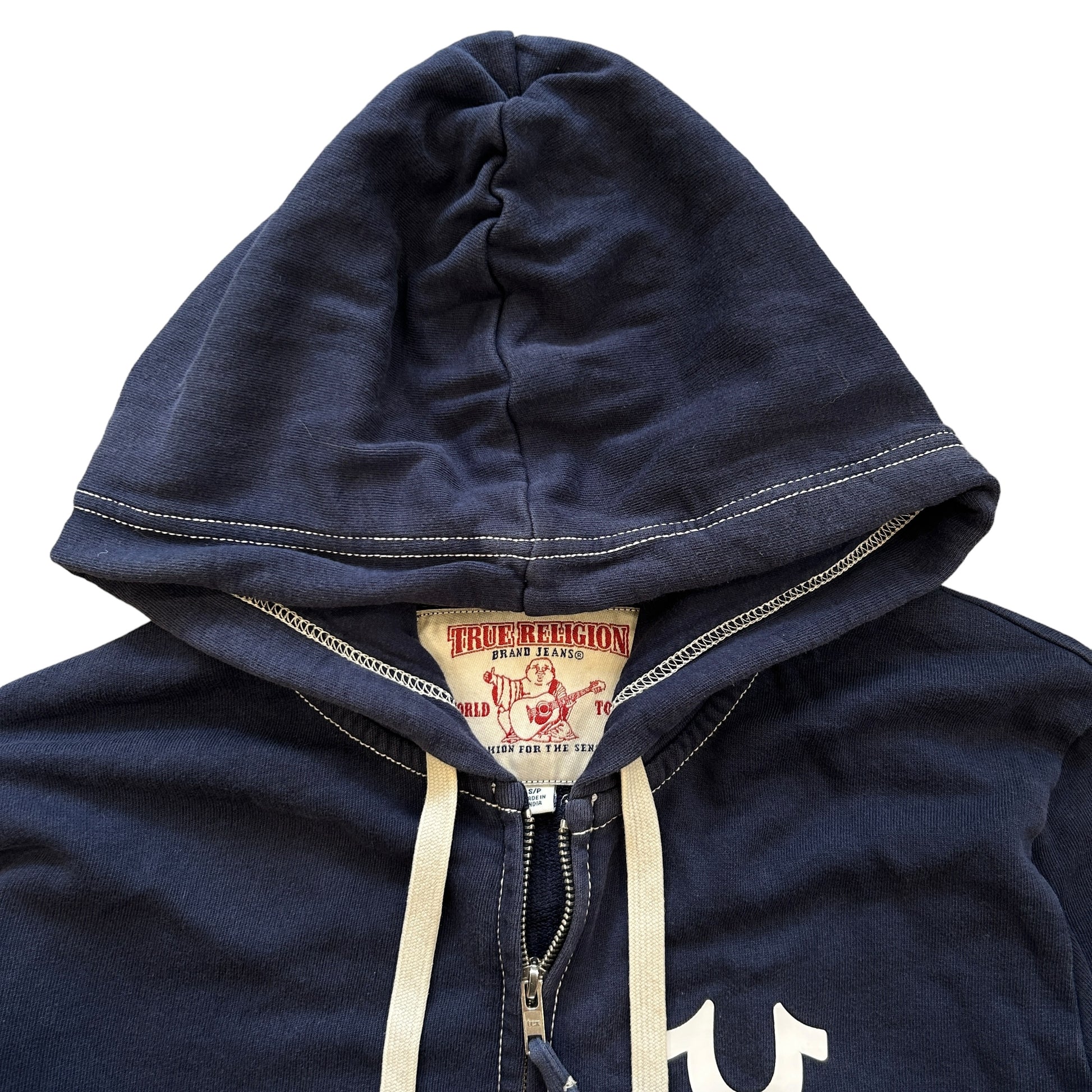 True Religion Contrast Stitch Hoodie (S)