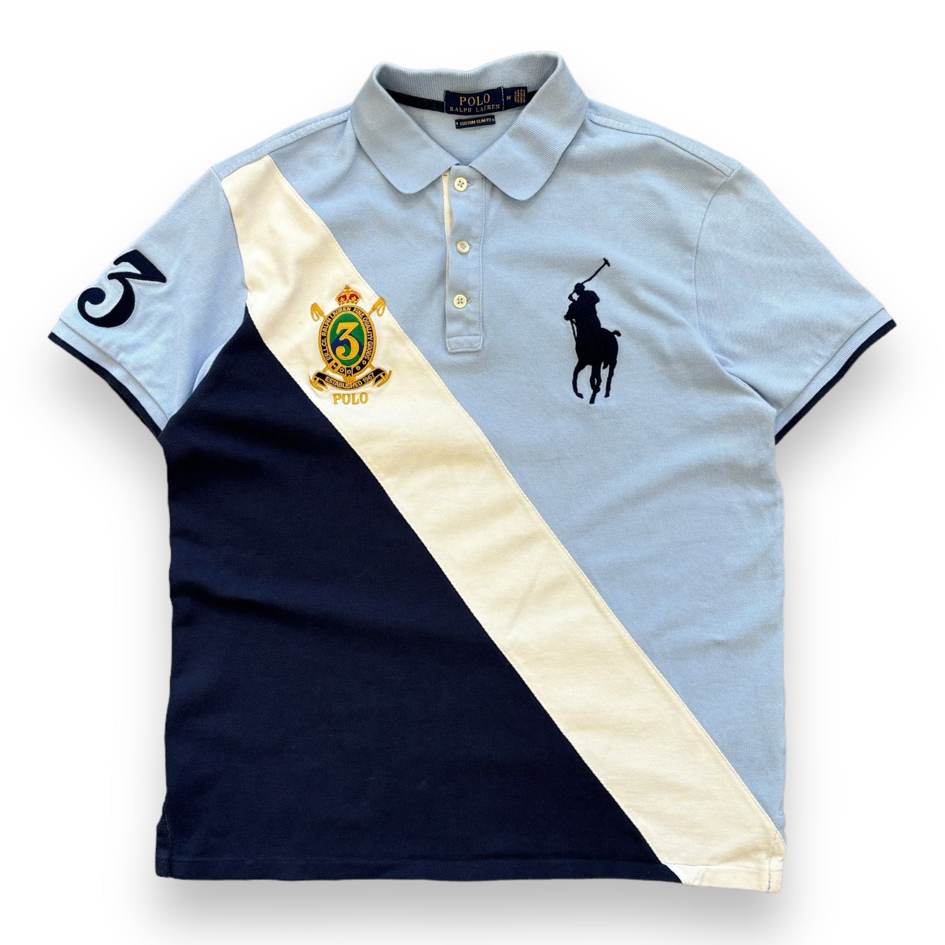 Blue Ralph Lauren Polo Shirt (M)