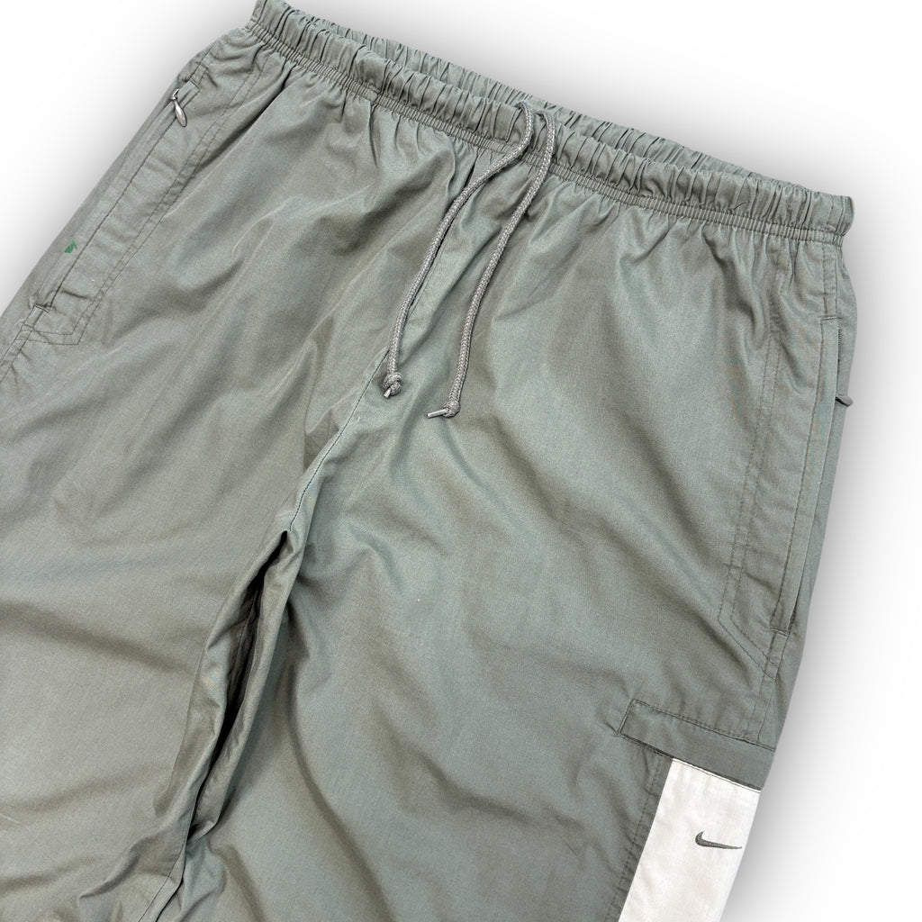 00s Khaki Green Nike Track Pants (XL)